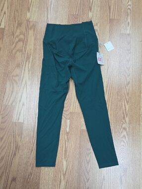 New Free People Hatch Maternity Leggings $108 Small Garden Green